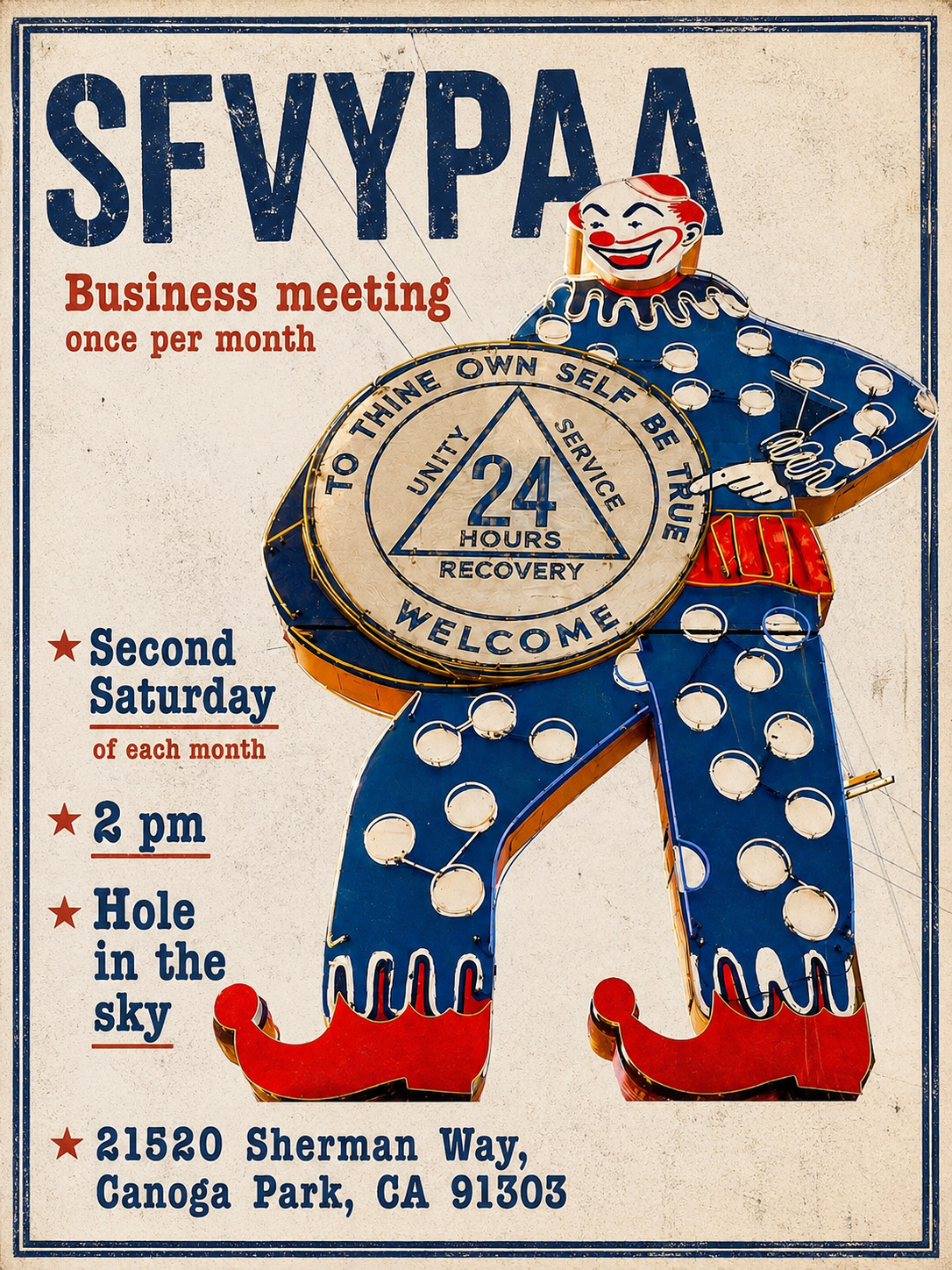 SFVYPAA business meeting flyer